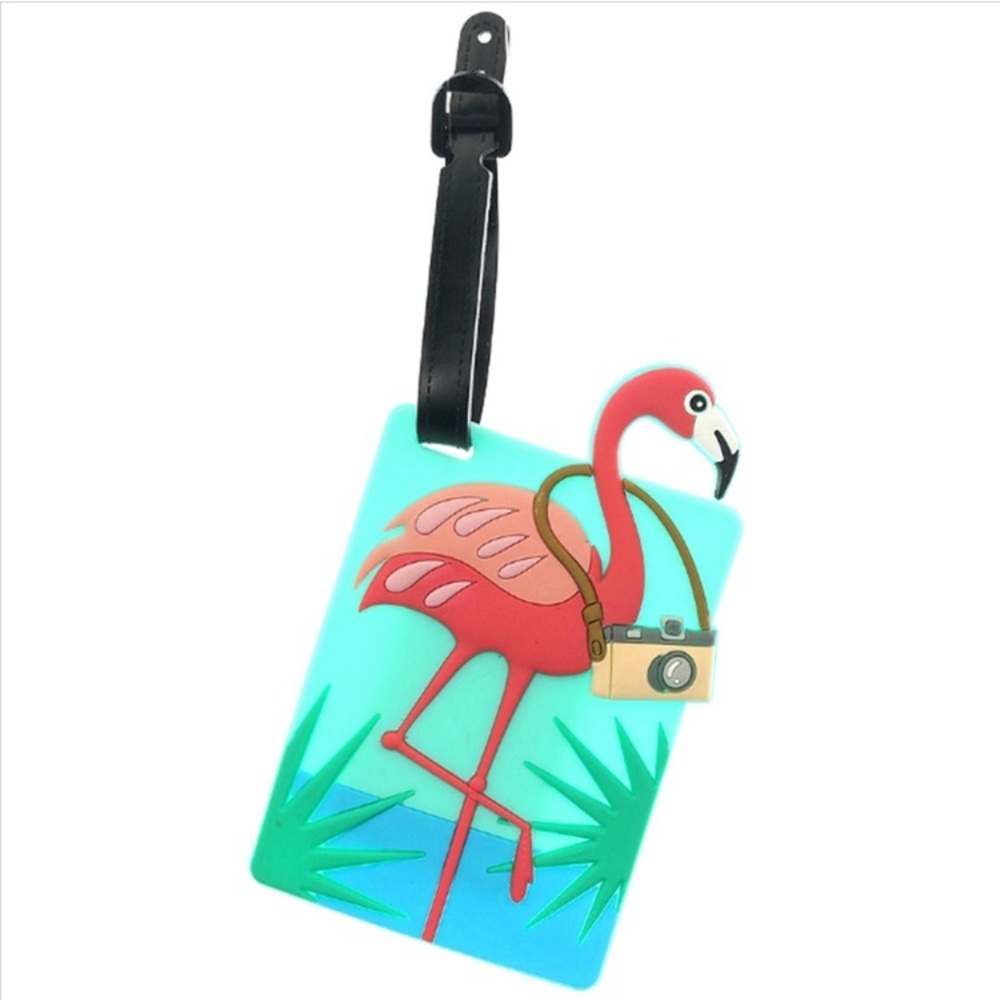 Flamingo Luggage Tag